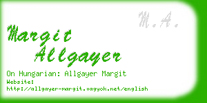 margit allgayer business card